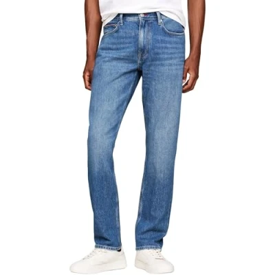 Imagen de Tommy Hilfiger Men&#039;s Regular Mercer STR Ind Straight, Carrol Indigo, 40W x 36L