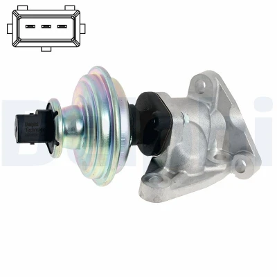 Imagen de DELPHI EG10625 12B1 Válvula EGR sin juntas, radiator MINI: Countryman, Hatchback, Cabrio, TOYOTA: Verso