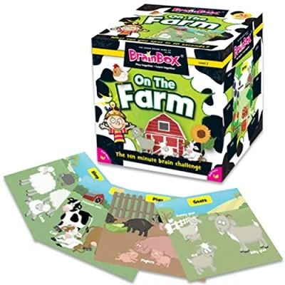 Imagen de Green Board Games GRE90047 BrainBox On The Farm