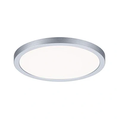 Imagen de Paulmann 93038 Panel LED, luminaria empotrable Areo VariFit IP44 blanco neutro 175 mm redondo incl. 1x13 W, cromo mate, lámpara techo plástico 4000 K