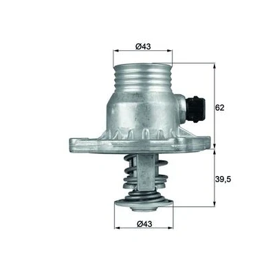 Imagen de MAHLE ORIGINAL TM 11 105 Termostato, refrigerante con junta BMW: 5 Berlina, Touring, 7