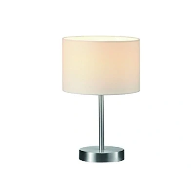 Imagen de Trio 501100101 Serie 4611 Sobremesa, bombilla excluida, E14, 60 W, 230 V, A++, E, IP20, alto 32 cm, diámetro 20 metal, Blanco