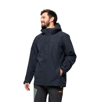 Imagen de Jack Wolfskin Fernblick 2L Jkt M Chaqueta, Azul Ocuro, L para Hombre