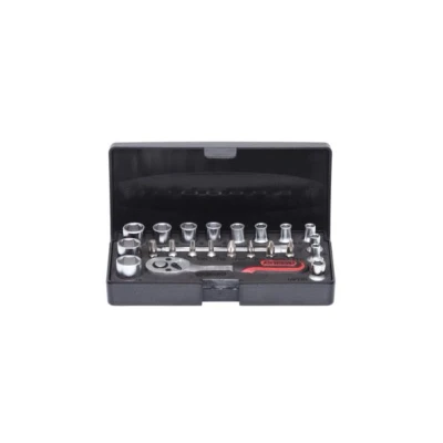 Imagen de KS TOOLS 911.0623 Juego de tubos Acero cromo vanadio 1/4 con función trinquete cuadrado