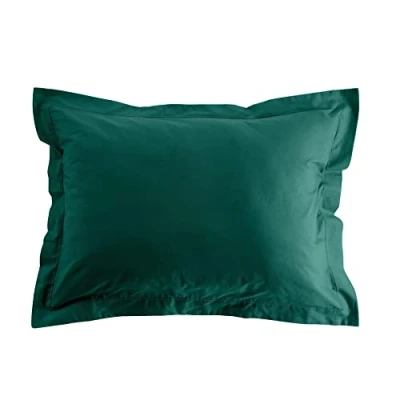 Imagen de Suave Interior, Funda de Almohada (50 x 70 cm) Biolina Emeralde, 100% algodón orgánico