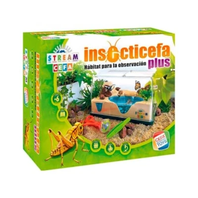 Imagen de Cefa Toys Insecticefa Plus, Hábitat Natural de Criaturas Acuáticas y Terrestres, Apto para Niños a Partir 6 años, Color verde (21852)
