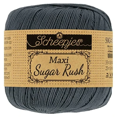 Imagen de Scheepjes 393 Carbón Maxi Sugar Rush Hilo 10x50g