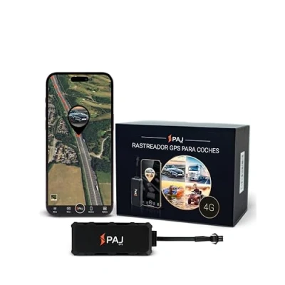 Imagen de PAJ GPS Localizador para Coche, Moto y Otros Vehículos conexión Directa a Batería Seguimiento en Directo, Historial de Rutas Alarmas (4G Mini Cable 1m)