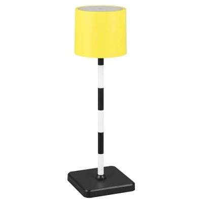 Imagen de Reality Leuchten Fernandez Lámpara de mesa LED recargable, amarilla, IP54, CCT, atenuable