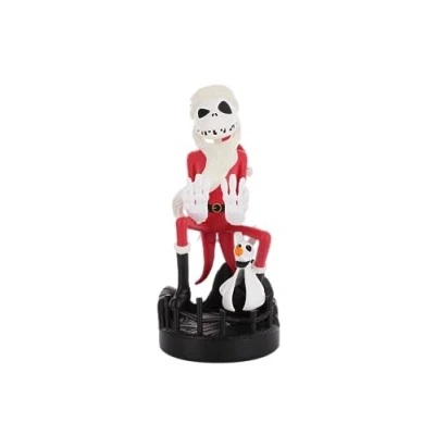 Imagen de Cable Guys Disney The Nightmare Before Christmas Jack in Santa Suit Gaming Accessories Holder &amp; Phone for Most Controller (Xbox, Play Station, Nintendo Switch)