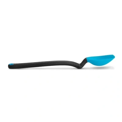 Imagen de Dreamfarm Mini Supoon Cuchara multifuncional de silicona antiadherente con líneas medición y utensilios cocina, color azul