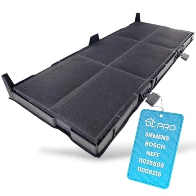Imagen de DL pro filtro de carbón 462 x 198 mm repuesto para Siemens Bosch Neff 20004001 11008216 DSZ4561 LZ45610 Z54TC02X0 activo campana extractora recirculación
