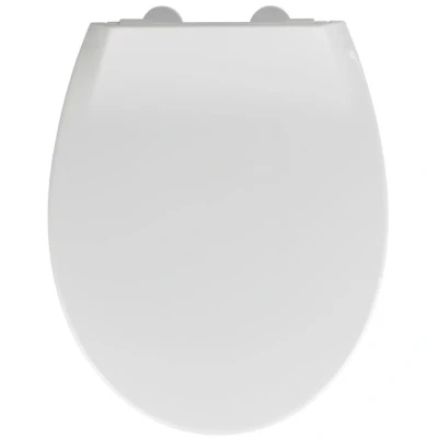 Imagen de WENKO Tapa de WCSyros Family Asiento Inodoro 2 en 1, para los niños y Padres, con Dispositivo automático Descenso Blanco