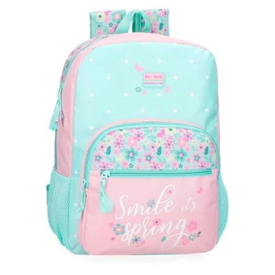 Imagen de Roll Road Spring Dream Mochila Escolar Multicolor 30x38x12 cms Poliéster