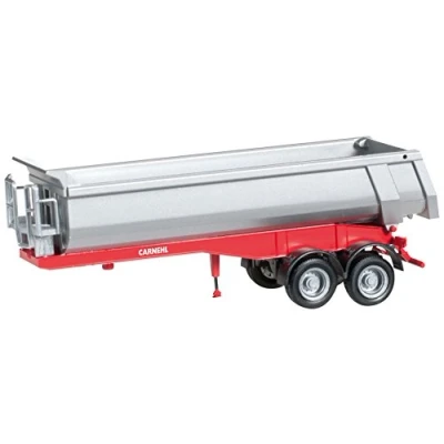 Imagen de Herpa 076036 002 Carnehl Round Body Trailer 2a vehículo, Color Rojo (076036 002)