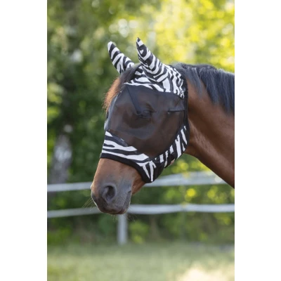 Imagen de Covalliero Fly Mask Zebra with Ears