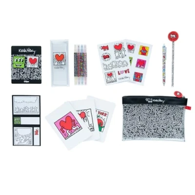 Imagen de Kit de papelería Keith Haring Estuche con Material Pack papelería/Kit Escolar Set El Principito