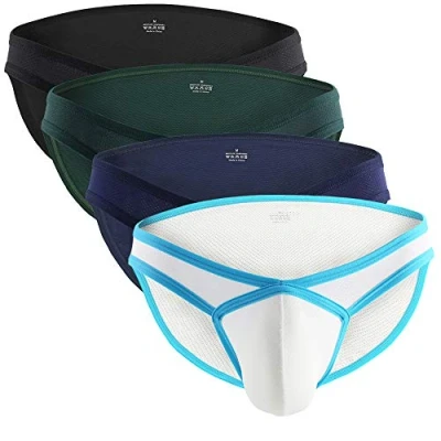 Imagen de Billtop Calzoncillos para Hombre Malla Respirable Transpirable Ropa Interior Slip Caballero
