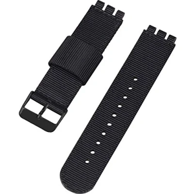 Imagen de Shieranlee Compatible con Swatch strap(17mm 19mm 20mm 22mm),Pulsera de Repuesto Nylon Suave Cierre Ajustable
