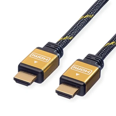 Imagen de Roline Gold Hdmi High Speed Cable With Ethernet, M 3 Cables De Audio Y Video