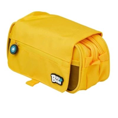 Imagen de Grafoplás , Estuche Escolar Triple Con Solapa Niños Unisex, Amarillo, 23 Cm