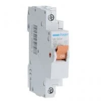 Imagen de Interruptor magnetotermico para vivienda Hager MN920V 1P+N 20A CURVA C 1 modulo