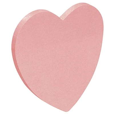 Imagen de Danubio 7562001pl de 16 Notas Adhesivas, corazón, 1 x 50 hojas, color rosa claro