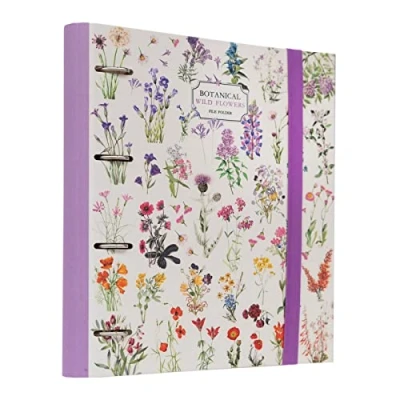 Imagen de Grupo Erik Archivador 4 anillas Flores Carpeta A4 tapa dura Material escolar y papeleria Vuelta al Cole