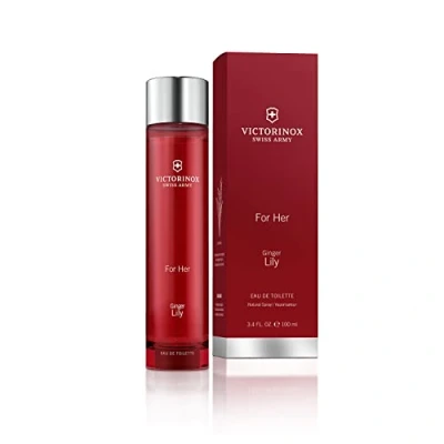 Imagen de Victorinox Swiss Army For Her Ginger Lily Eau de Toilette Mujer Perfume con Jengibre y Lirio del Valle, Fresco Revitalizante, Vegano, 100 ml, V0001298