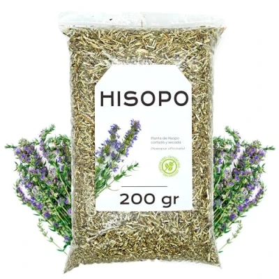 Imagen de Hisopo Infusión 200 gr Hierba de Té Hojas Cortadas Hierbas (200 gr)