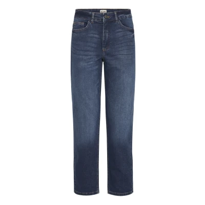 Imagen de ICHI Raven Vaqueros rectos, Mujer, Talla: 34, Dark blue