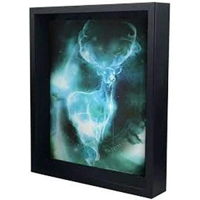 Imagen de Pyramid International Póster lenticular de Harry Potter con diseño ciervo en 3D, 25 cm x 20 1,3 cm, marco caja, producto oficial