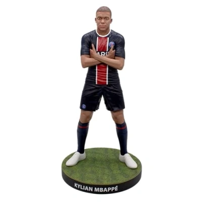 Imagen de SoccerStarz Football&#039;s Finest Licencia Oficial del Paris Saint Germain Football Club Kylian Mbappe, Resina Altamente Detallada, Lujosa Estatua de fútbol Coleccionable