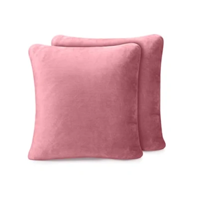 Imagen de Amago Funda de Cojín, Set 2, Sensación Cachemira, 50 x cm Rosa Palido