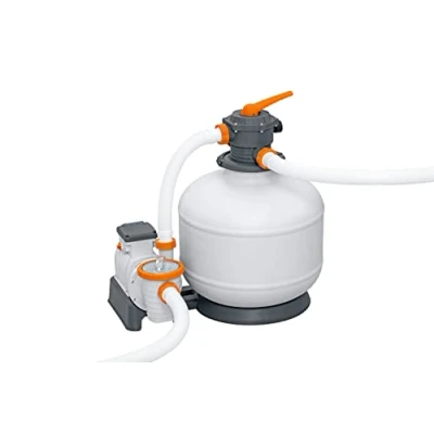 Imagen de BESTWAY Depuradora de Arena Flowclear 11.355 l/h Conexión 38 mm 62x48,5x67 cm Gris