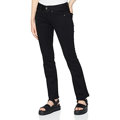 Imagen de G Star Midge MID Waist Vaqueros bootcut, Mujer, Talla: 24x30, Pitch black