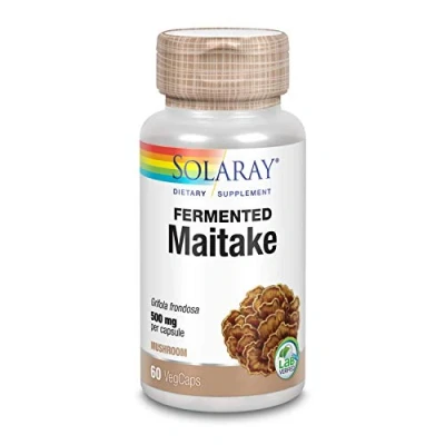 Imagen de Solaray Maitake 500mg Hongos 60 VegCaps