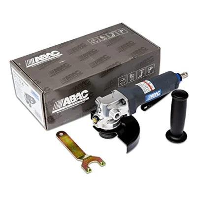 Imagen de ABAC Amoladora angular Neumática 125 Comp PRO Cambio rápido de disco Uso profesional (industria del metal) Peso : 2 kg