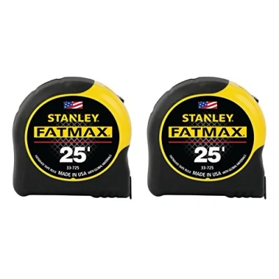 Imagen de STANLEY FMHT74038A FATMAX Cinta métrica (25 pies, 2 unidades), color amarillo