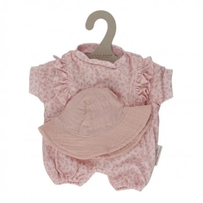 Imagen de Ropita de Muñeca Rosa con Flores