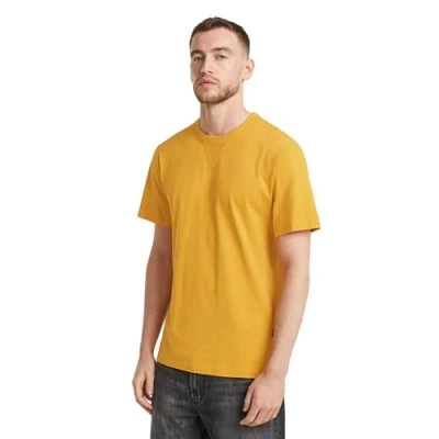 Imagen de G STAR Nifous T Shirt, Camiseta para Hombre, Amarillo Dk Spice D24449 336 8171, S