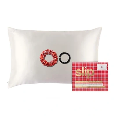 Imagen de Slip Juego de funda almohada seda pura romero edición limitada con coleteros seda, 100 % morera 22 momme, tamaño Queen