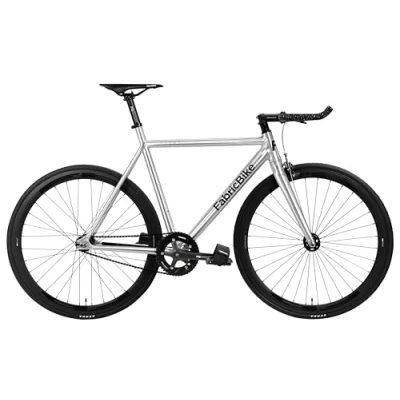Imagen de FabricBike Light Bicicleta Fixed, Fixie, Single Speed, Cuadro y Horquilla Aluminio, Ruedas 28&quot;, 4 Colores, 3 Tallas, 9.45 kg Aprox. (Light Polished, M 54cm)