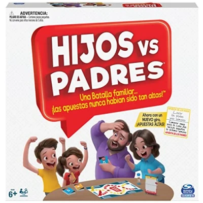 Imagen de Juegos de Mesa HIJOS CONTRA PADRES Juego Pruebas y Preguntas para Niños Familias 2 6 jugadores 6065093 años +