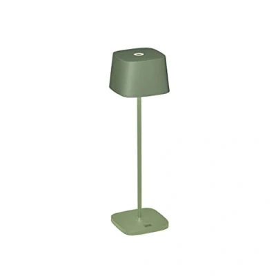 Imagen de Konstsmide Lámpara de mesa LED Capri para exterior verde gris