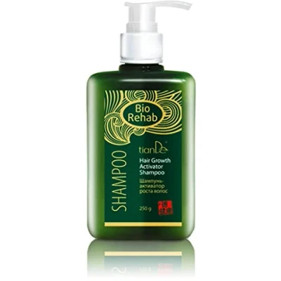 Imagen de tiande Biorehab 23401 champu para crecimiento del cabello, champú estimulante fortalece el incremento pelo de hombre y mujer 250 ml