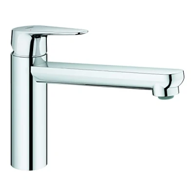 Imagen de GROHE Start Curve Grifo monomando de fregadero, 31717000, Caño a media altura, Cromado