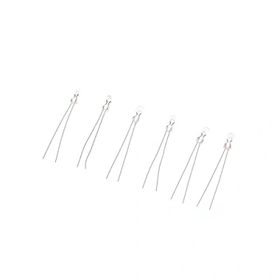 Imagen de MZUHI YFlifangting 20 Piezas Bombilla de luz neón filamento incandescente 3mm 6V 12V 24V Bombillas (Color : 24V)