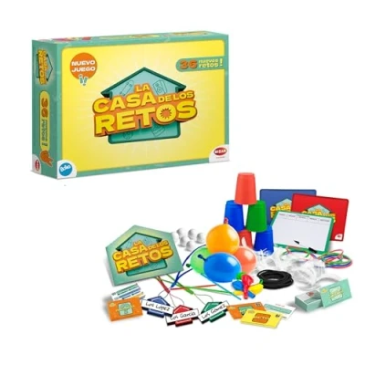 Imagen de Bizak La Casa de Los Retos Juegos, Juego Mesa Familiar, para Jugar con Amigos, Regalo Infantil niños y niñas Desde 4 años Edad (35001940)