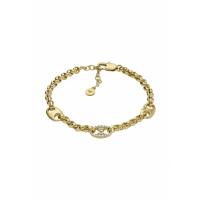 Imagen de Emporio Armani Pulsera de acero inoxidable en tono dorado para mujer, EGS3270710